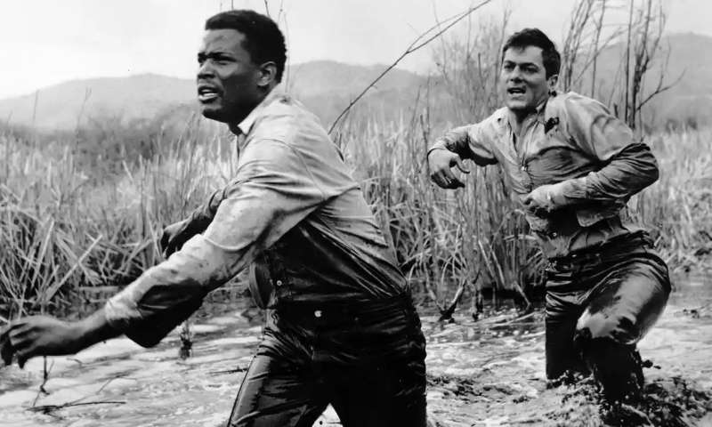 sidney poitier e tony curtis in the defiant ones