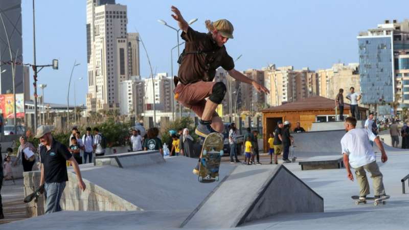 skatepark al military college for girls di tripoli 2