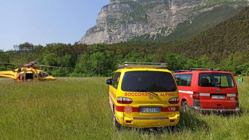 Soccorsi sotto il Monte Brento