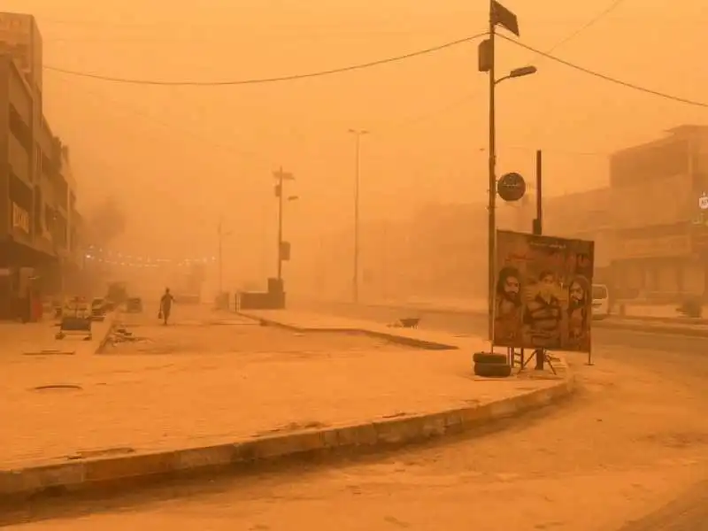 Tempesta di sabbia in Iraq 4