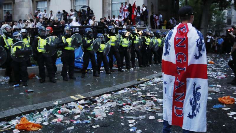 tifosi inglesi arrestati a monaco