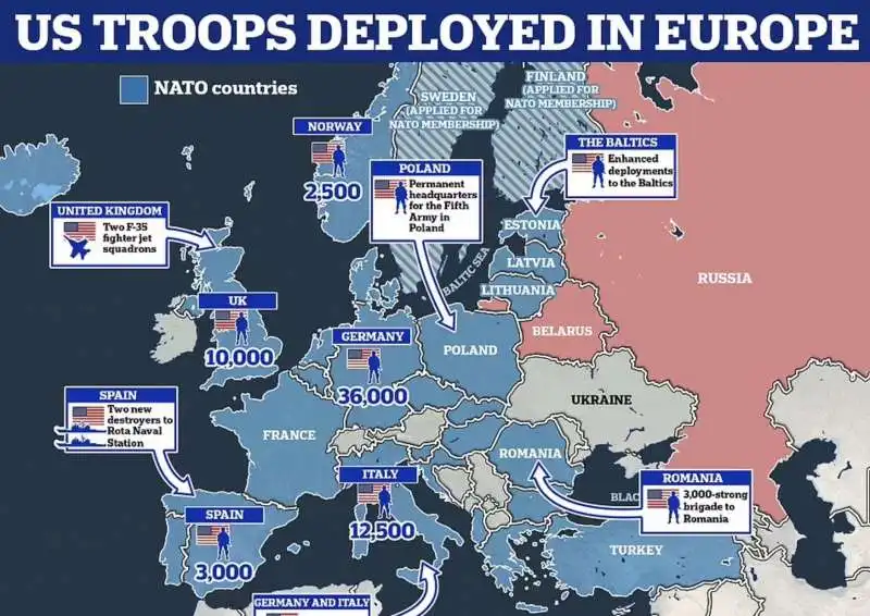 truppe usa in europa 