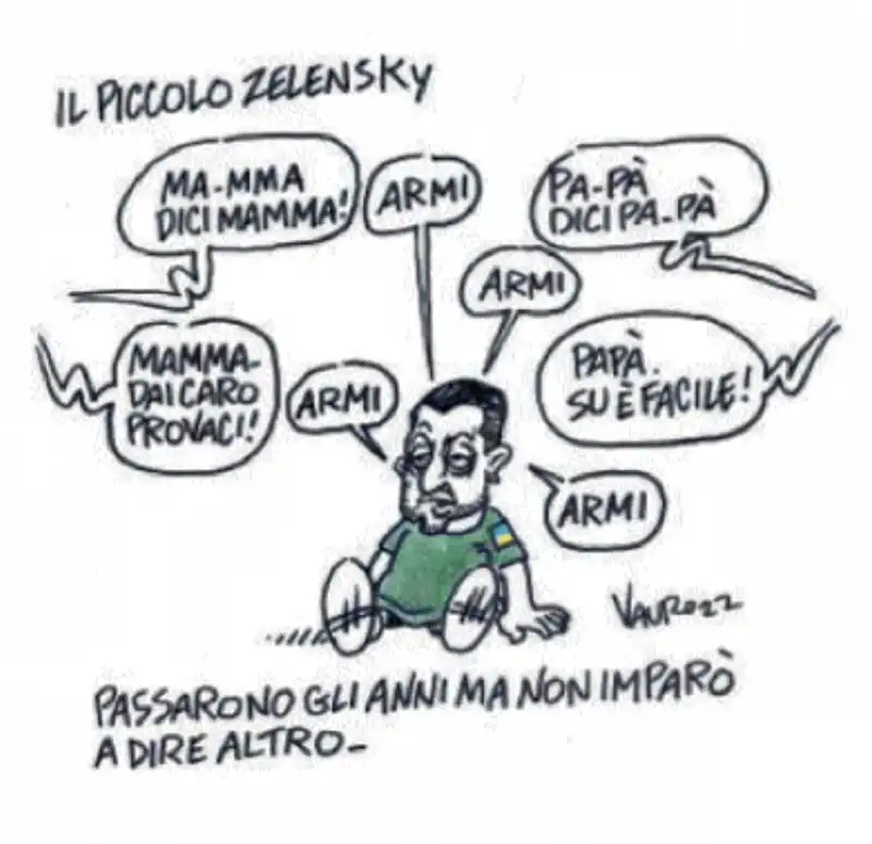 VIGNETTA DI VAURO SU ZELENSKY