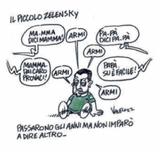 VIGNETTA DI VAURO SU ZELENSKY