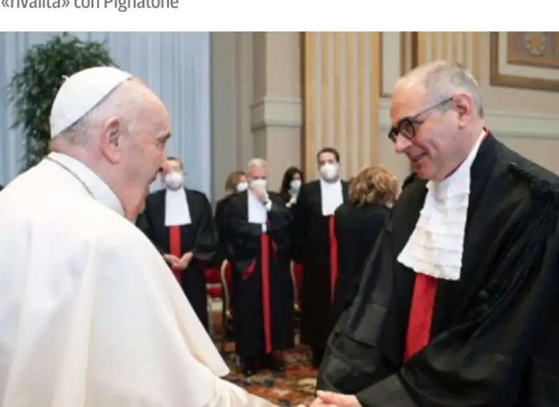 alessandro Diddi e papa francesco