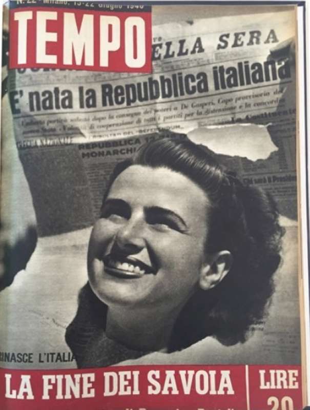 anna iberti in copertina su tempo