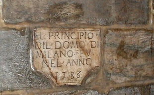 anno d'inizio della costruzione del duomo di milano