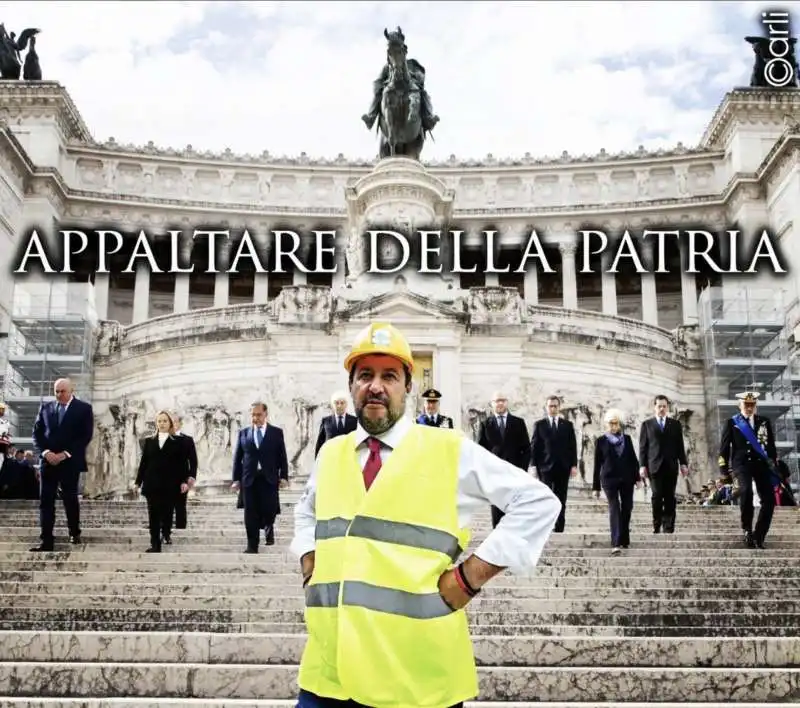 APPALTARE DELLA PATRIA - MEME BY EMILIANO CARLI 