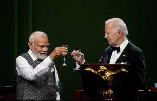 brindisi tra narendra modi e joe biden cena di gala alla casa bianca