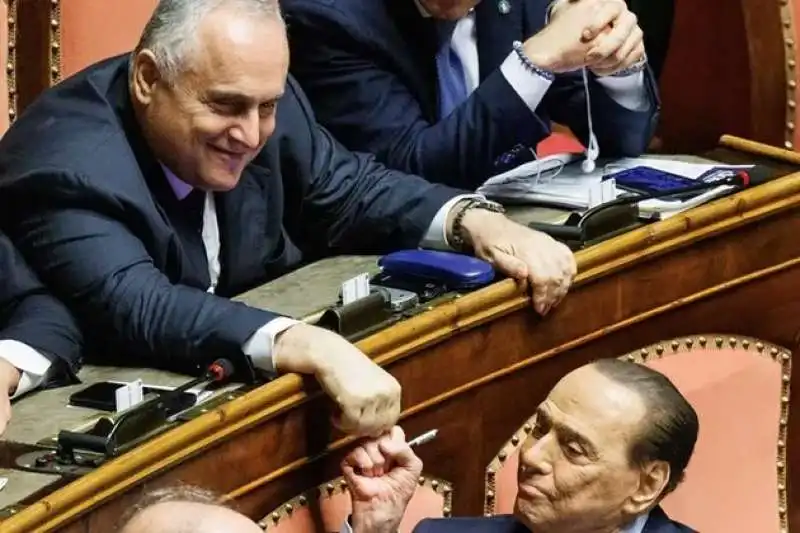 claudio lotito silvio berlusconi