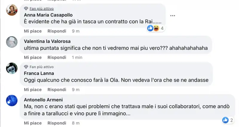 commenti felici per l annuncio di myrta merlino che lascia la7 3