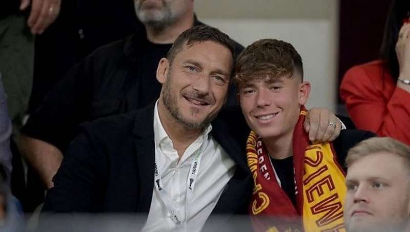 cristian e francesco totti