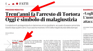 domani, i 40 anni del caso tortora diventano 30