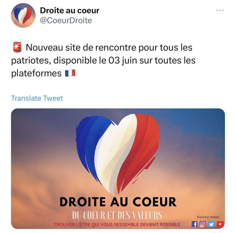 DROITE AU COEUR - IL TINDER DEI SOVRANISTI