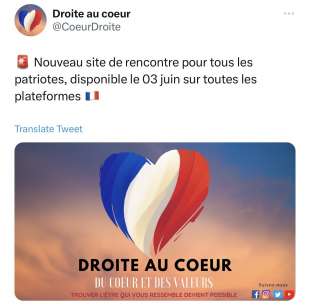 DROITE AU COEUR - IL TINDER DEI SOVRANISTI