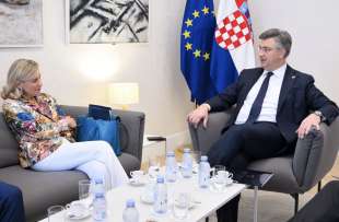 Elisabetta Belloni incontra il premier croato Andrej Plenkovic