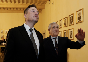 ELON MUSK E ANTONIO TAJANI