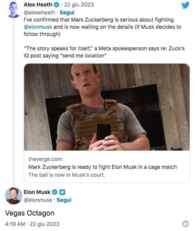 elon musk sfida mark zuckerberg 2