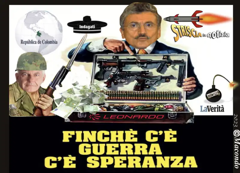 FINCHE C'E' GUERRA C'E' SPERANZA - POSTER BY MACONDO