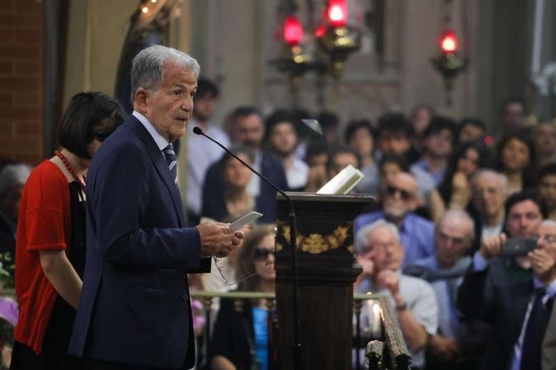 funerali della moglie di romano prodi flavia franzoni 2