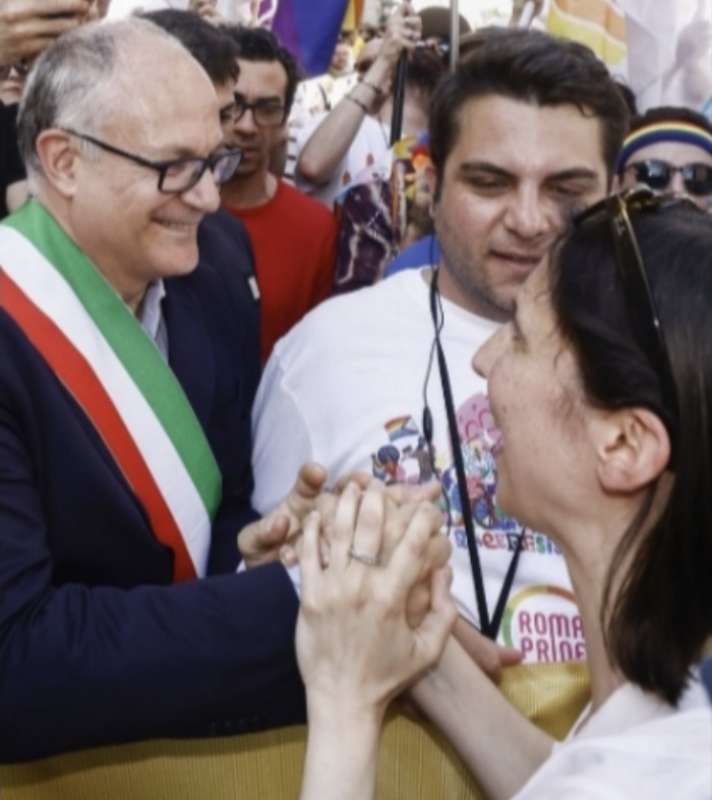 GAY PRIDE 2023 - ROBERTO GUALTIERI E ELLY SCHLEIN