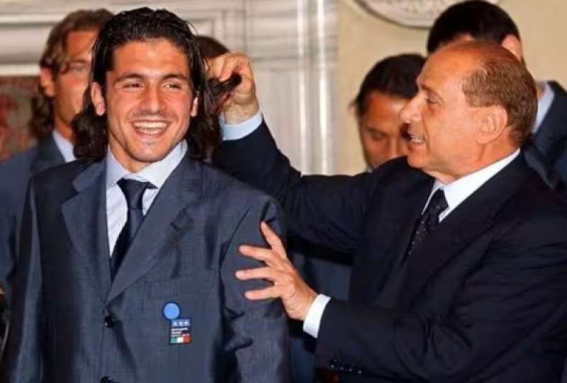 gennaro gattuso silvio berlusconi carlo ancelotti 2