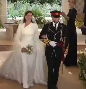 giordania, matrimonio del principe hussein di giordania con rajwa al saif 5