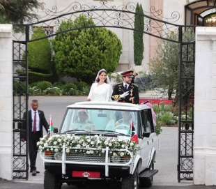 giordania, matrimonio del principe hussein di giordania con rajwa al saif 8