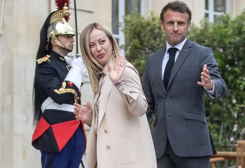 giorgia meloni emmanuel macron   2