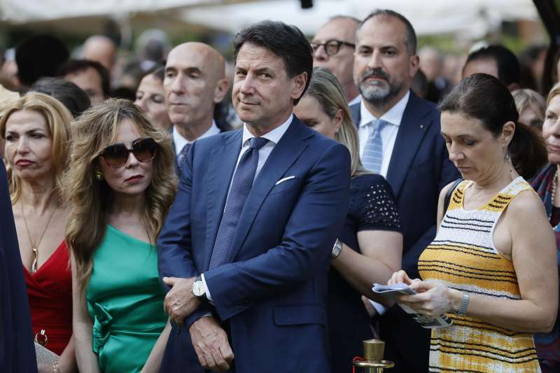 giuseppe conte a villa taverna per la festa dell indipendenza usa 1