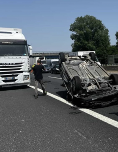 INCIDENTE CHE HA COINVOLTO GIUSEPPE CONTE IN AUTOSTRADA