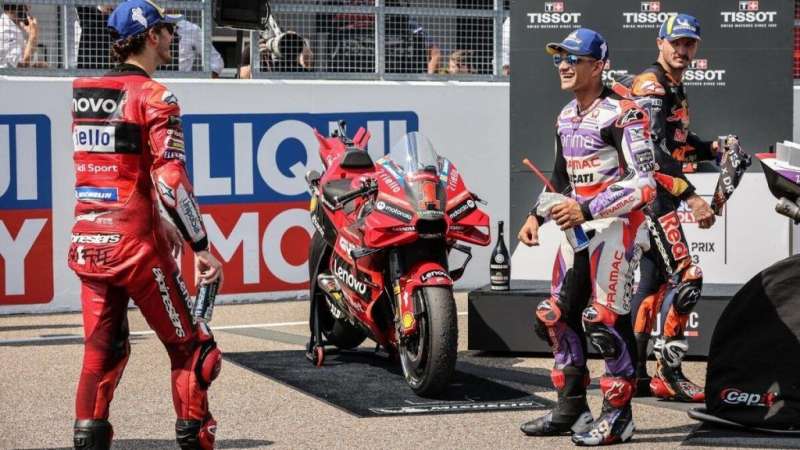 jorge martin e pecco bagnaia - gran premio di germania