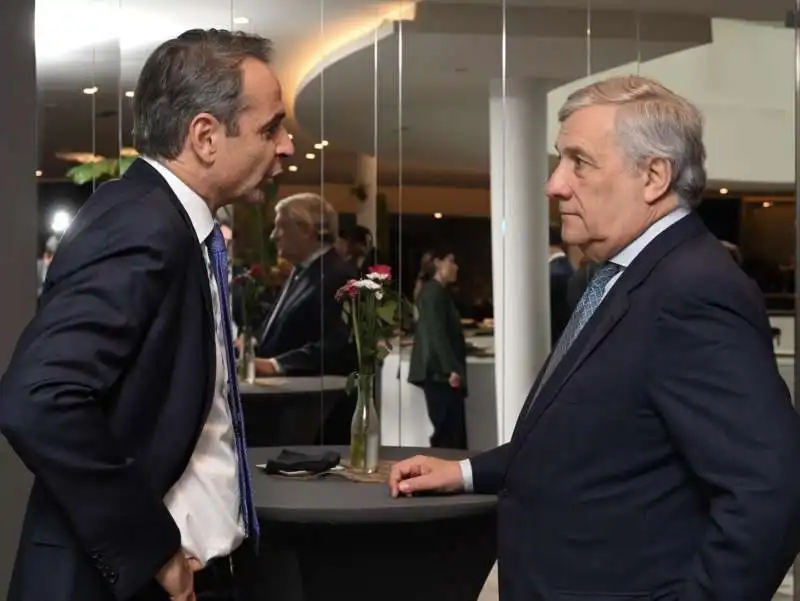 kyryakos mitsotakis   antonio tajani 