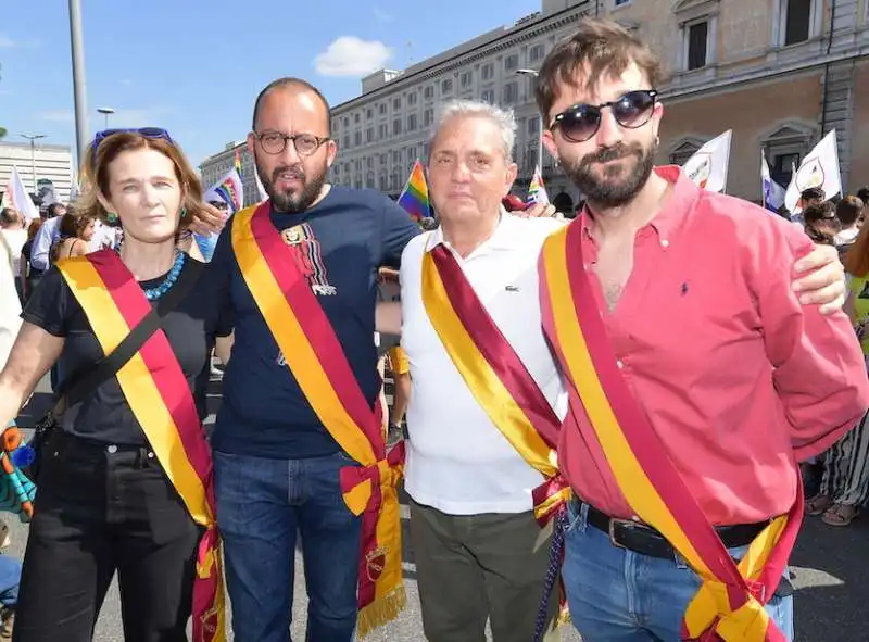 lorenza bonaccorsi  gianluca lanzi  alberto filisio  amedeo ciaccheri  foto di bacco 