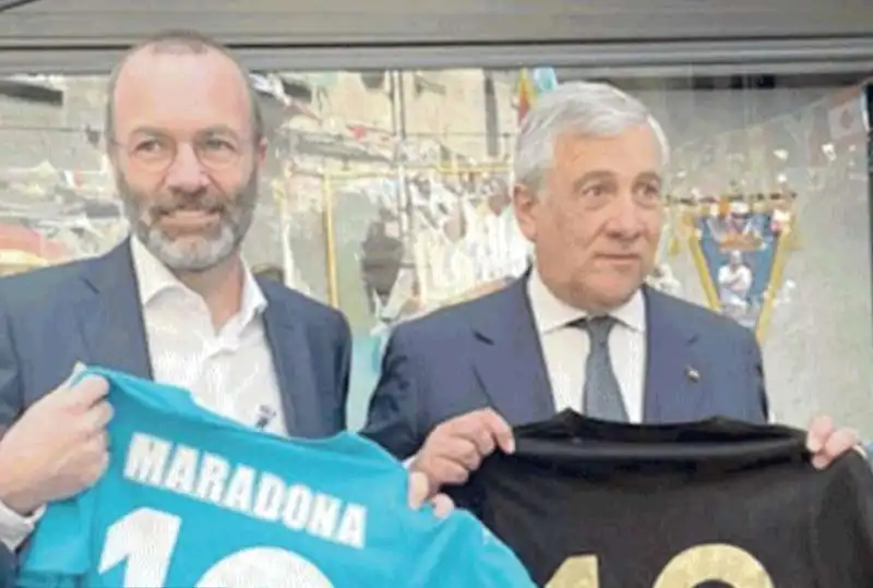 MANFRED WEBER E ANTONIO TAJANI A NAPOLI