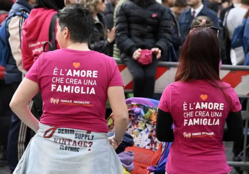 MANIFESTAZIONE FAMIGLIE ARCOBALENO 