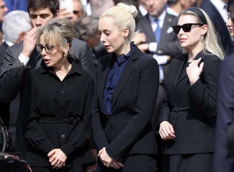 MARINA BERLUSCONI MARTA FASCINA - BARBARA BERLUSCONI - FUNERALI SILVIO BERLUSCONI