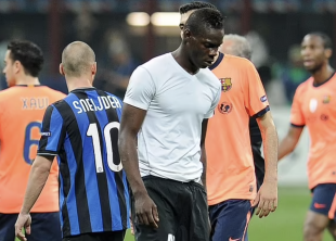 mario balotelli dopo inter barcellona del 2010