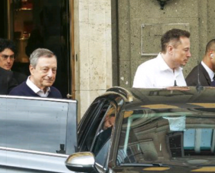 mario draghi elon musk a roma 6