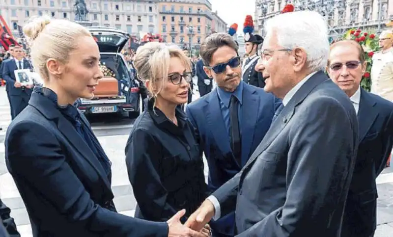 MARTA FASCINA - MARINA E PIER SILVIO BERLUSCONI - PAOLO BERLUSCONI - SERGIO MATTARELLA 