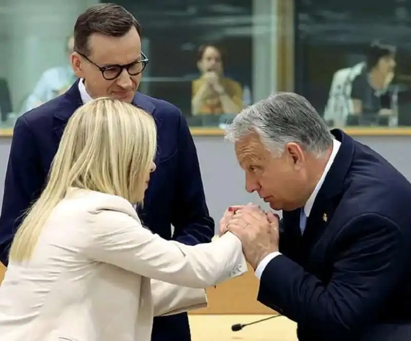 mateusz morawiecki   giorgia meloni   viktor orban 