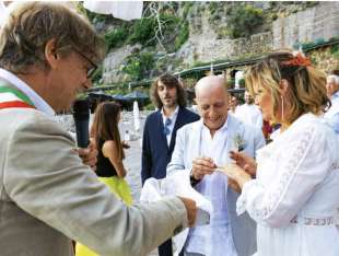 matrimonio sallusti groppelli celebra porro cruciani testimone foto sestini e cambi per chi