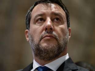 matteo salvini ai funerali di silvio berlusconi