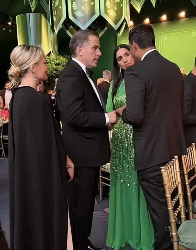 melissa cohen   hunter biden   ritu e ro khanna     cena di gala alla casa bianca 