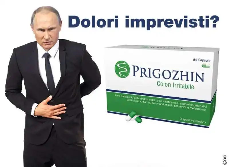 MEME SU PUTIN E PRIGOZHIN BY EMILIANO CARLI 