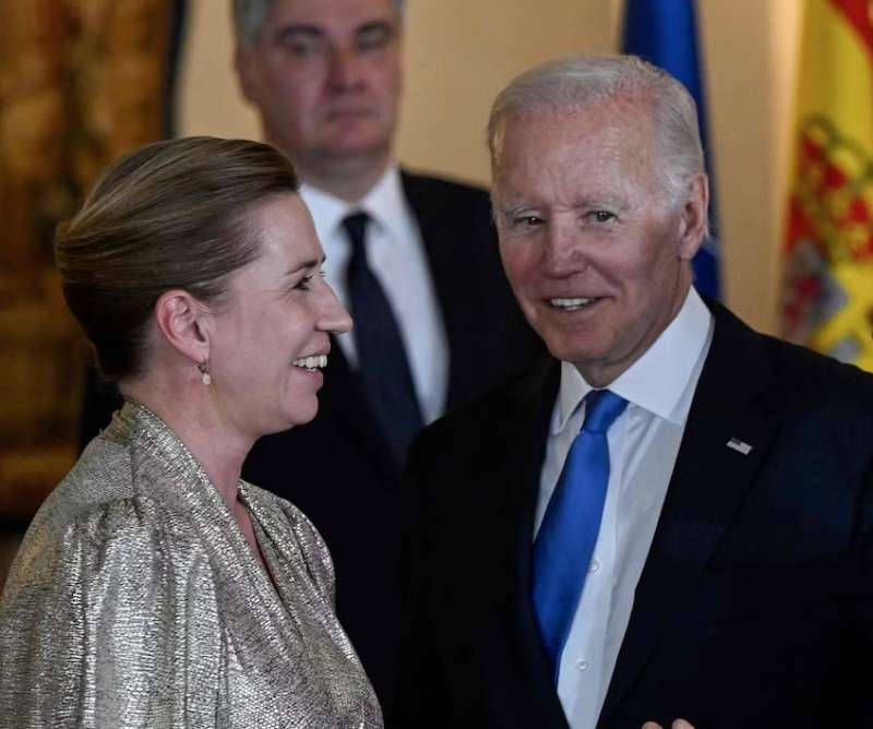 Mette Frederiksen Joe Biden