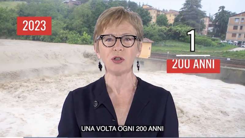 milena gabanelli alluvione in emilia romagna