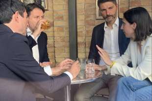 nicola fratoianni giuseppe conte roberto gravina elly schlein.