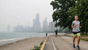 nube di fumo a chicago.