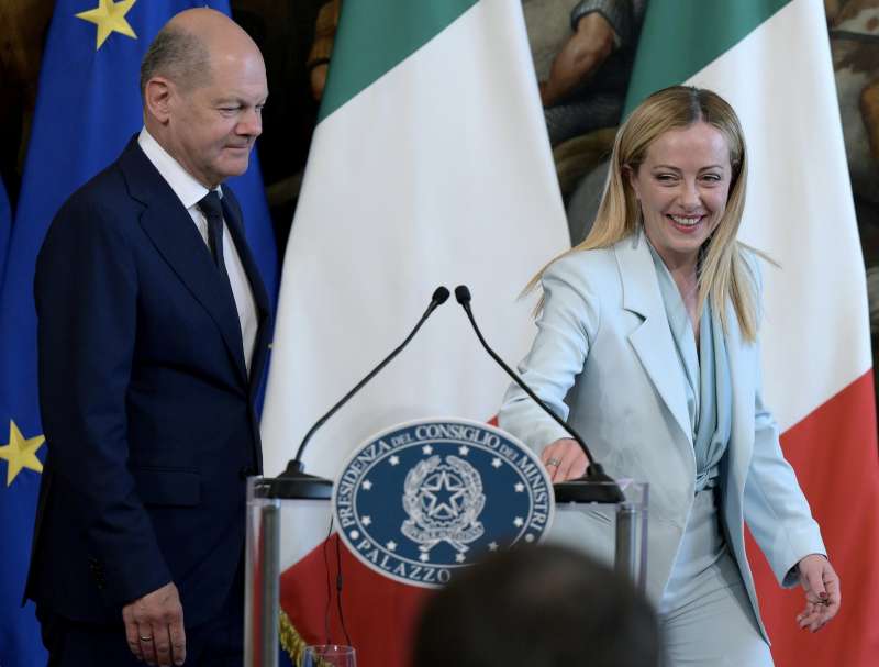 olaf scholz giorgia meloni 1